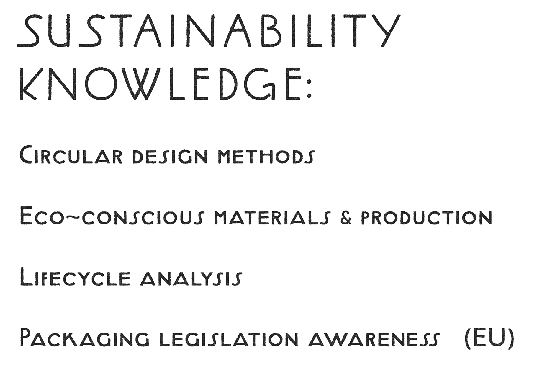 sustainabillity